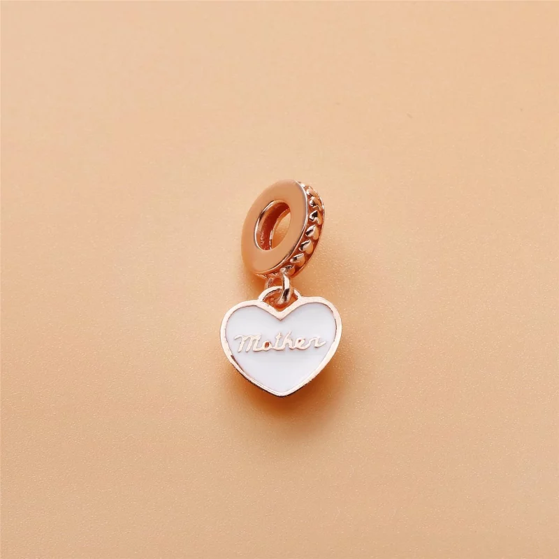 (image pour) Charm pendentif Cœurs Mère et Fille PANDORA France - 782072EN23 - Afficher 2