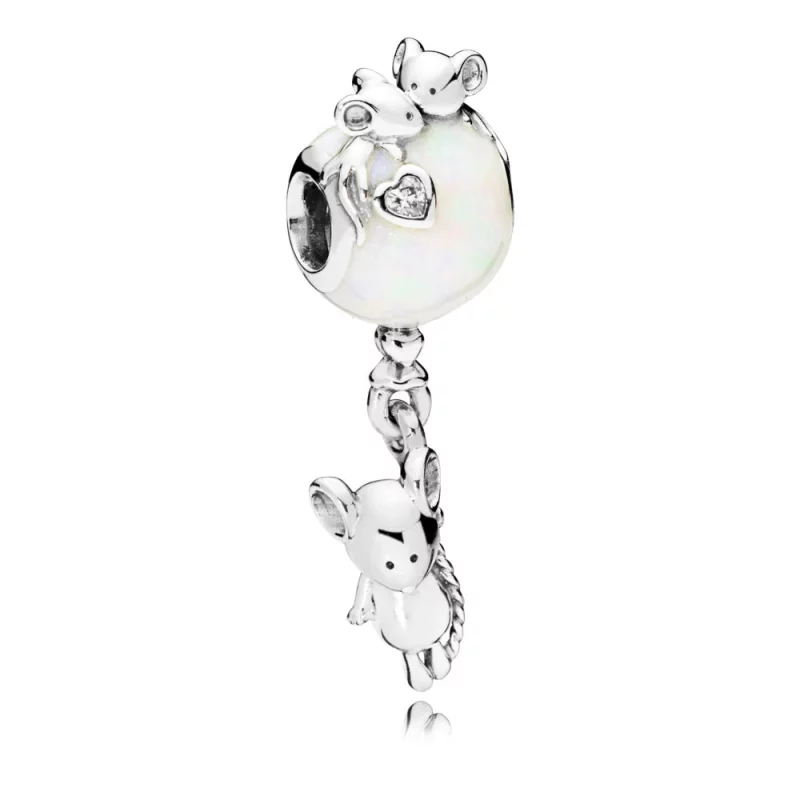 (image pour) Charm Souris et Ballon PANDORA France - 797240EN23