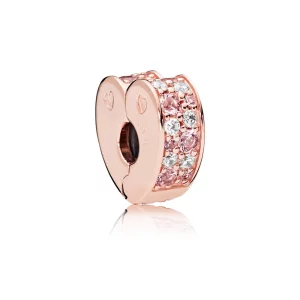 (image pour) Clip Arcs de l’Amour Nuances de Roses PANDORA France - 787020NPM