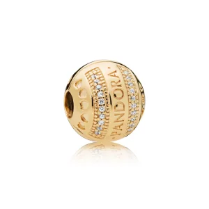 (image pour) Clip Cœurs Signature PANDORA Shine™ - 767433CZ