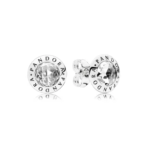 (image pour) Clous d'oreilles Logo radiant en Argent PANDORA France - 296216CZ