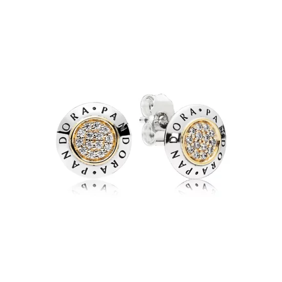 (image pour) Clous d'oreilles Signature PANDORA France - 296230CZ