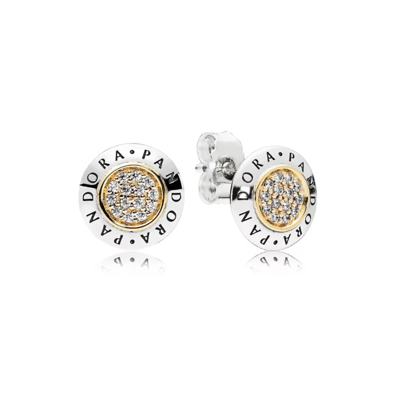 (image pour) Clous d'oreilles Signature PANDORA France - 296230CZ