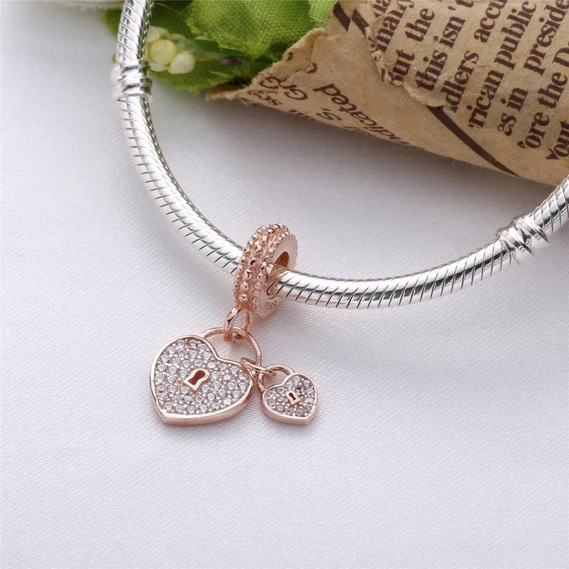 (image pour) Cœur éternel, PANDORA Rose™ et cz incolore - 781807CZ - Afficher 2