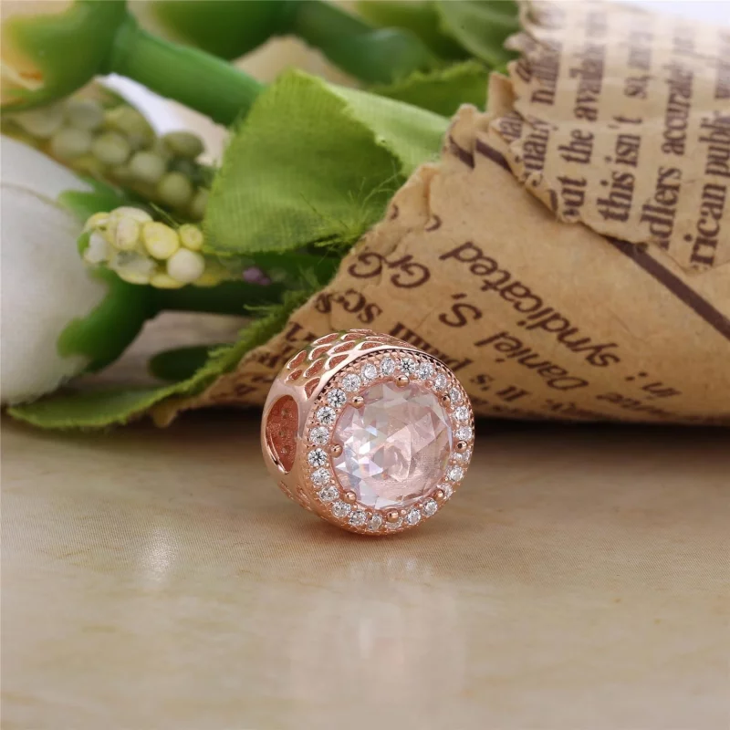 (image pour) Cœurs radieux, PANDORA Rose™ et cz incolore - 781725CZ - Afficher 2
