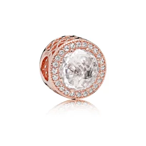 (image pour) Cœurs radieux, PANDORA Rose™ et cz incolore - 781725CZ