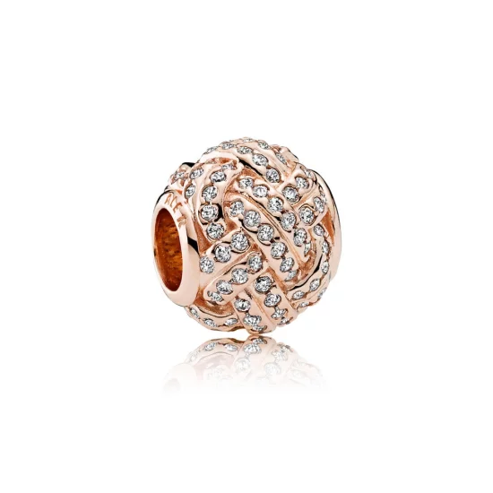 (image pour) Destin entrelacé, Rose, cz incolore PANDORA France - 781537CZ