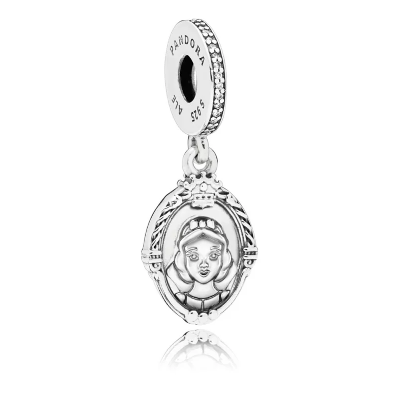 (image pour) Disney, Miroir Magique de la Méchante Reine, charm pendentif PANDORA France - 797485CZ