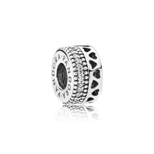 (image pour) Espaceur Cœurs PANDORA 797415CZ
