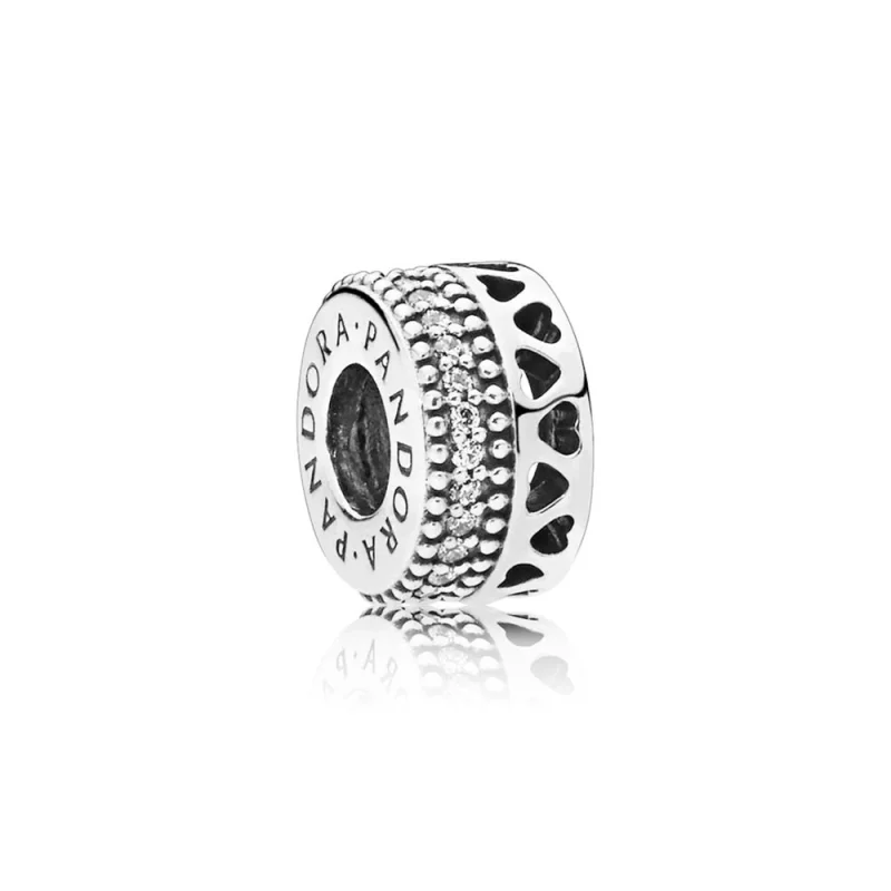 (image pour) Espaceur Cœurs PANDORA 797415CZ