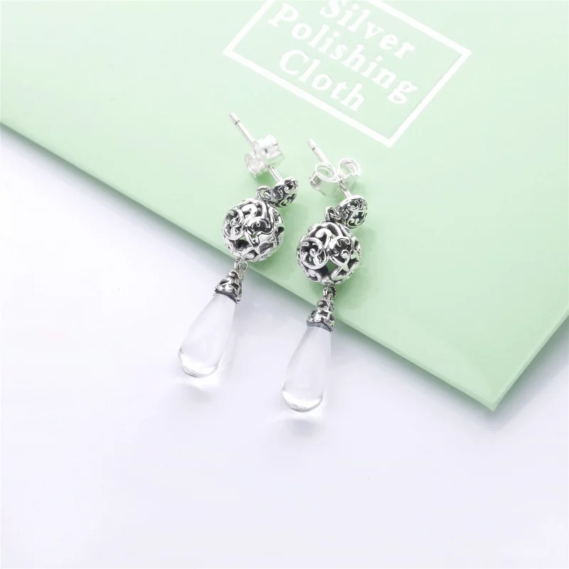 (image pour) Gouttelettes Royales, boucles d’oreilles PANDORA France - 297686CZ - Afficher 2