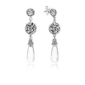 (image pour) Gouttelettes Royales, boucles d’oreilles PANDORA France - 297686CZ
