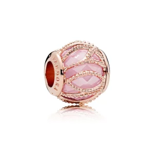 (image pour) Lumière entrelacée, PANDORA Rose™ et cz rose - 781968PCZ