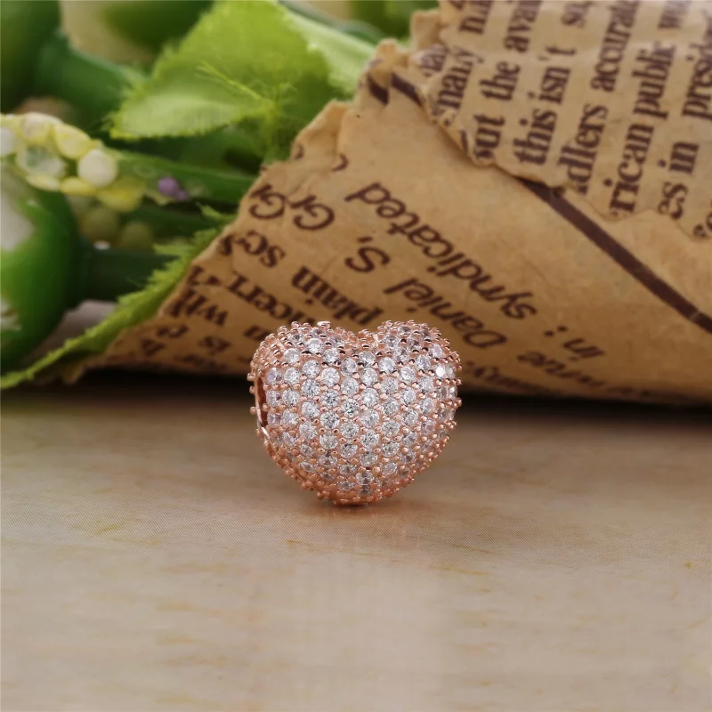 (image pour) Pavé ouvre mon cœur, PANDORA Rose™ et cz incolore - 781427CZ - Afficher 2