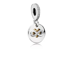 (image pour)  Pendentif Pandora 796200CZ - Pendentif Coeur Infini Femme 
