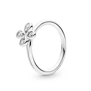 (image pour) Bague Fleur à Quatre Pétales en Argent, Argent 925/1000ᵉ, Oxyde d PANDORA France