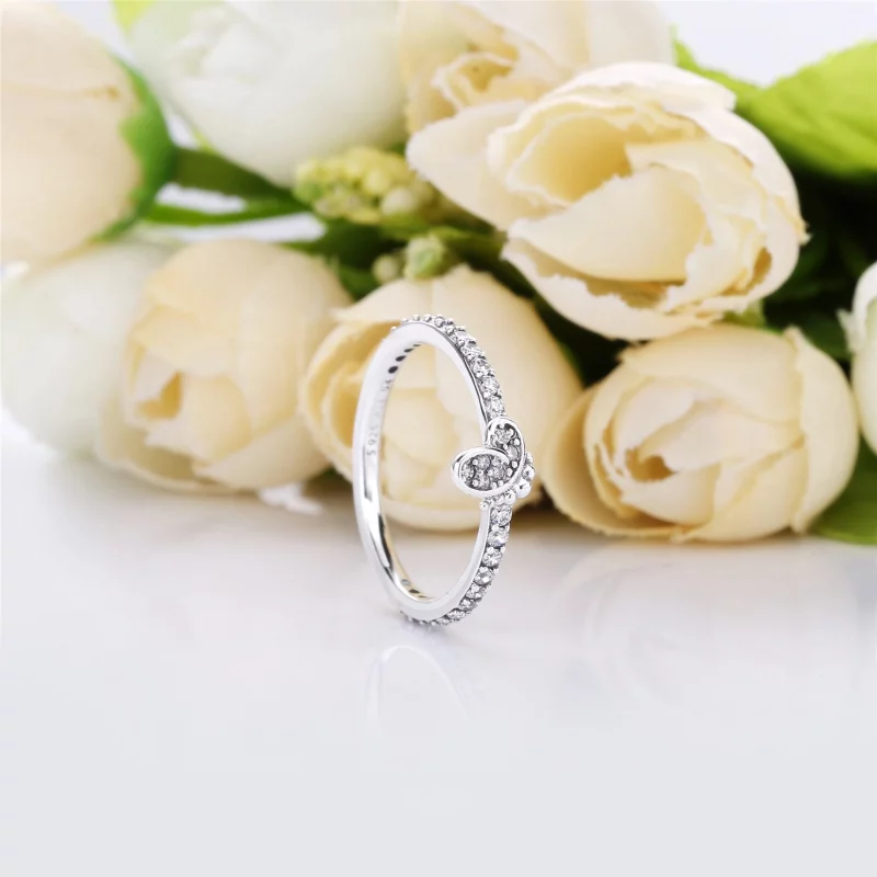 (image pour) Bague Papillon Lumineux en Argent, Argent 925/1000ᵉ, Oxyde de zir PANDORA France - Afficher 2