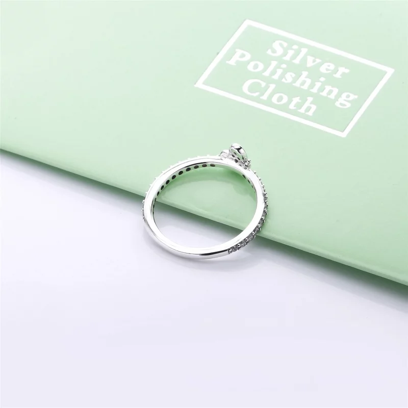 (image pour) Bague Papillon Lumineux en Argent, Argent 925/1000ᵉ, Oxyde de zir PANDORA France - Afficher 4