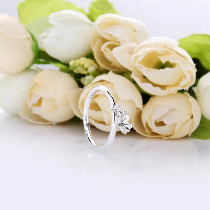 (image pour) Bague Trèfle Suspendu en Argent, Argent 925/1000ᵉ – Boutique PAND PANDORA France - Afficher 2