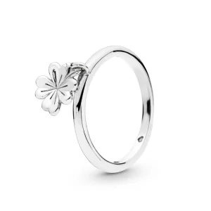 (image pour) Bague Trèfle Suspendu en Argent, Argent 925/1000ᵉ – Boutique PAND PANDORA France