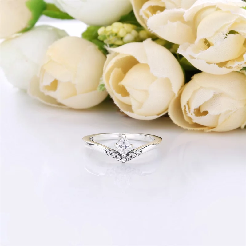 (image pour) Bague Vœu Intemporel en Argent, Argent 925/1000ᵉ, Oxyde de zircon PANDORA France - Afficher 3