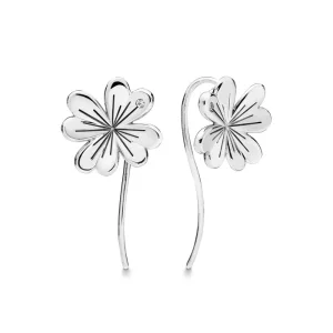 (image pour) Boucles d’oreilles Trèfle à Quatre Feuilles en Argent, Argent 925 PANDORA France