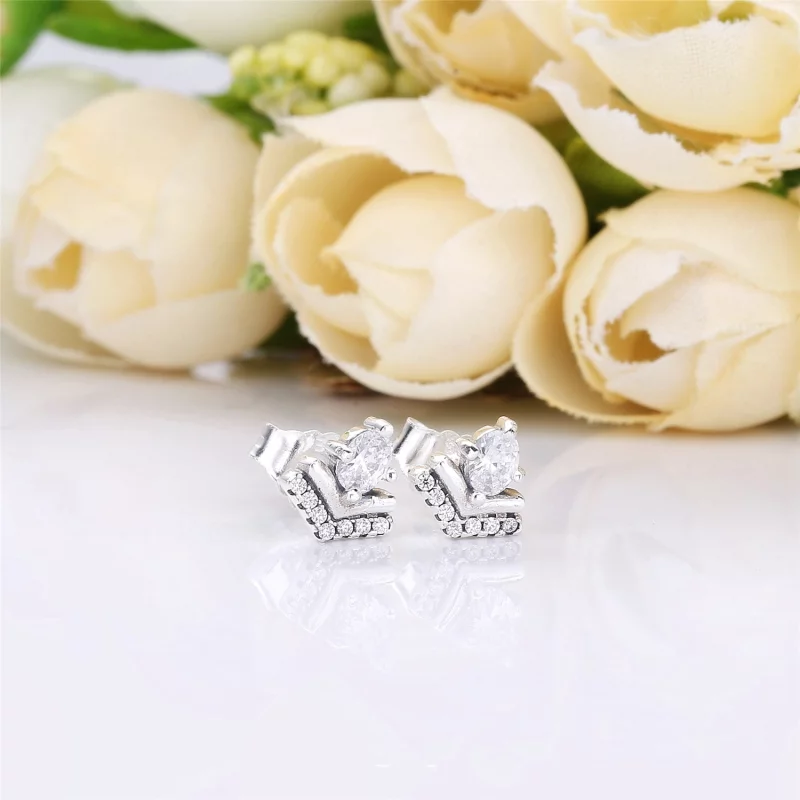 (image pour) Boucles d’Oreilles Vœux Intemporels en Argent, Argent 925/1000ᵉ, PANDORA France - Afficher 2