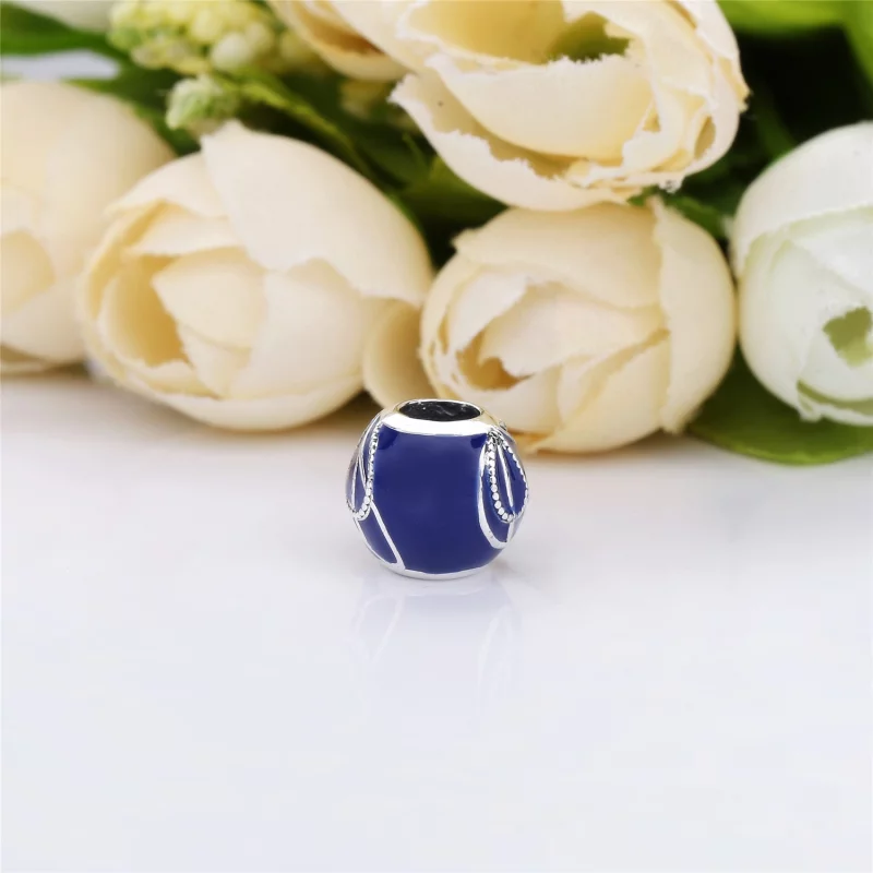 (image pour) Charm Aile de Papillon Bleue en Argent, Argent 925/1000ᵉ, Résine PANDORA France - Afficher 4