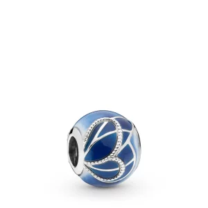 (image pour) Charm Aile de Papillon Bleue en Argent, Argent 925/1000ᵉ, Résine PANDORA France