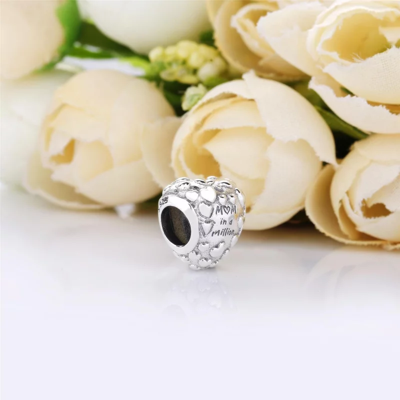 (image pour) Charm Mum In A Million en Argent PANDORA France - 797781CZR - Afficher 4