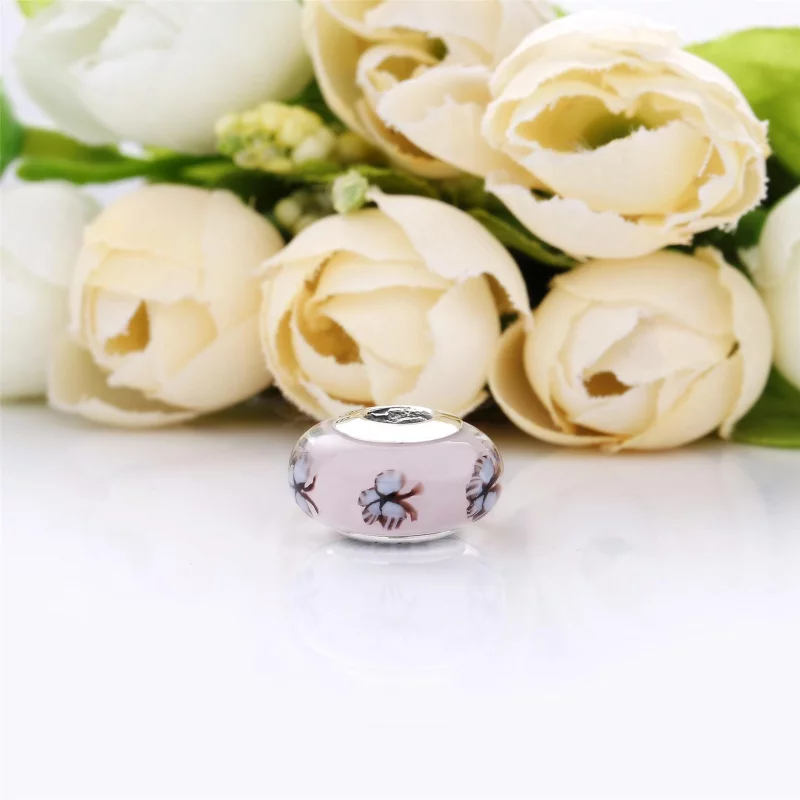 (image pour) Charm Murano Papillon en Argent, Argent 925/1000ᵉ, Verre – Boutiq PANDORA France - Afficher 4
