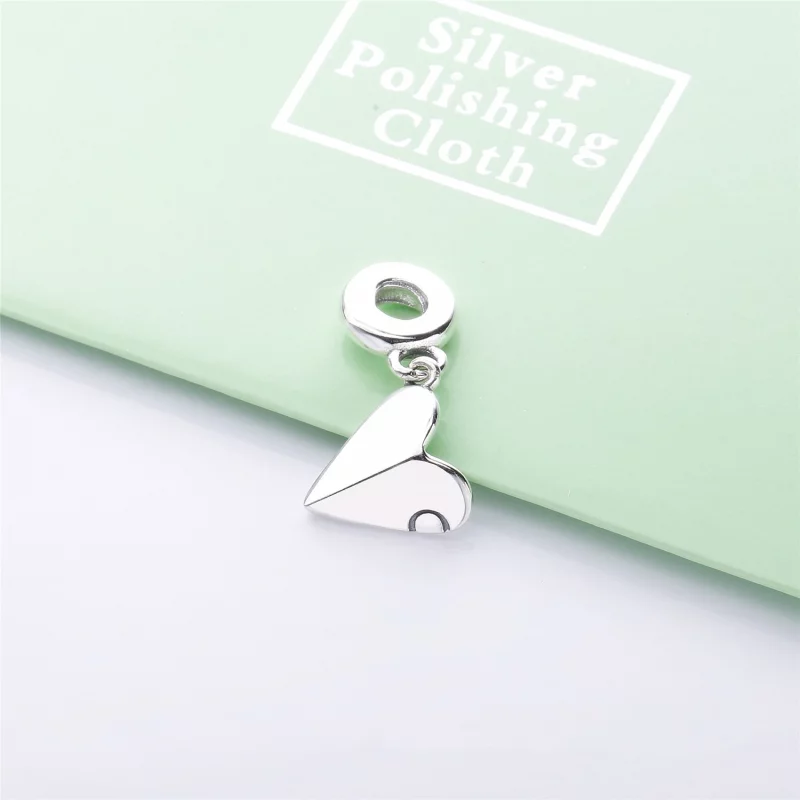 (image pour) Charm pendant Avion-Cœur Papier en Argent, Argent 925/1000ᵉ, Oxyd PANDORA France - Afficher 3