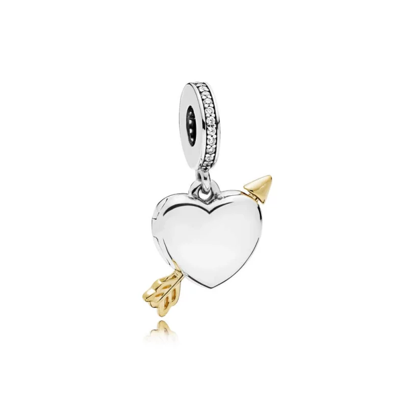 (image pour) Charm pendant Flèche de l'amour en édition limitée en PANDORA Shine™ - B801113