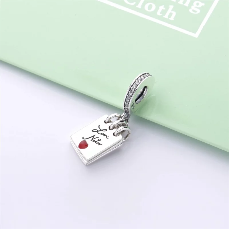(image pour) Charm pendant Mots dAmour en Argent PANDORA France - 797835CZ - Afficher 2
