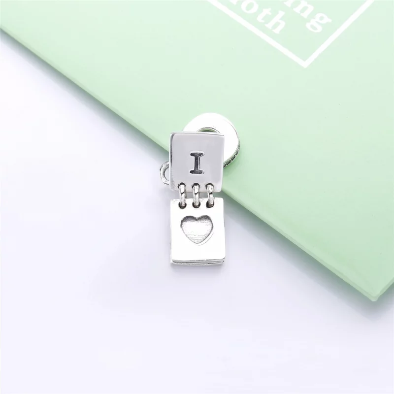 (image pour) Charm pendant Mots dAmour en Argent PANDORA France - 797835CZ - Afficher 4