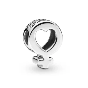 (image pour) Charm Symbole Féminin en Argent, Argent 925/1000ᵉ – Boutique PAND PANDORA France