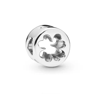 (image pour) Charm Trèfle ajouré en Argent, Argent 925/1000ᵉ – Boutique PANDOR PANDORA France