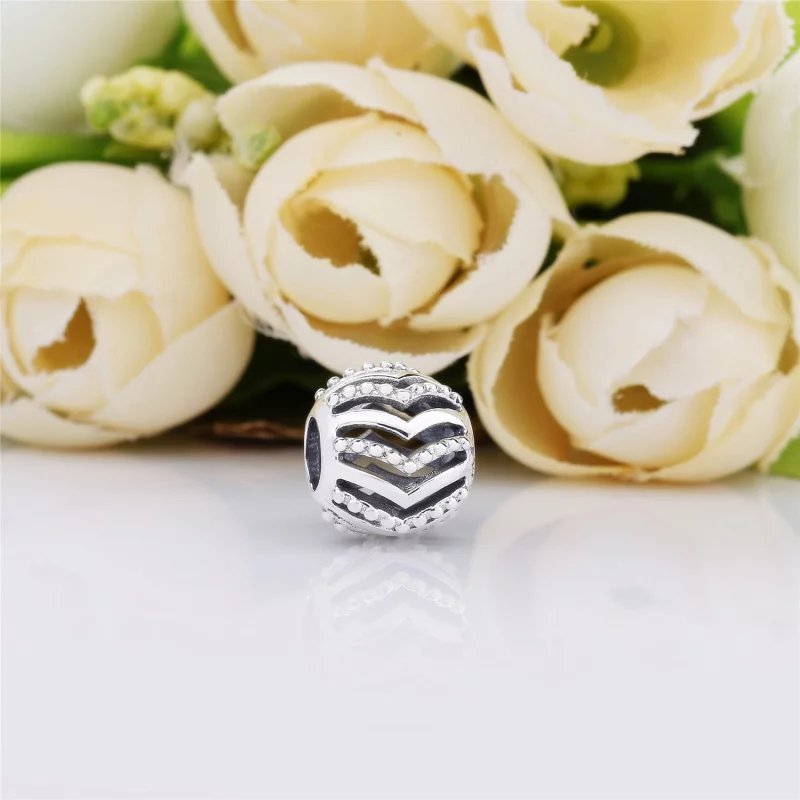 (image pour) Charm Vœu Stylisé en Argent, Argent 925/1000ᵉ – Boutique PANDORA - Afficher 2