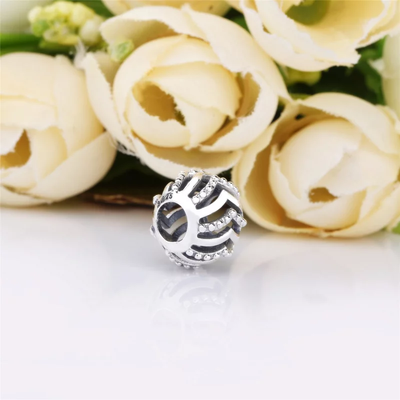 (image pour) Charm Vœu Stylisé en Argent, Argent 925/1000ᵉ – Boutique PANDORA - Afficher 4