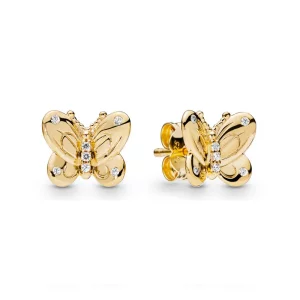 Clous d’oreilles Papillon en PANDORA Shine™, PANDORA Shine™, argent - 267921CZ (image pour) Clous d’oreilles Papillon en PANDORA Shine™, PANDORA Shine™, argent - 267921CZ