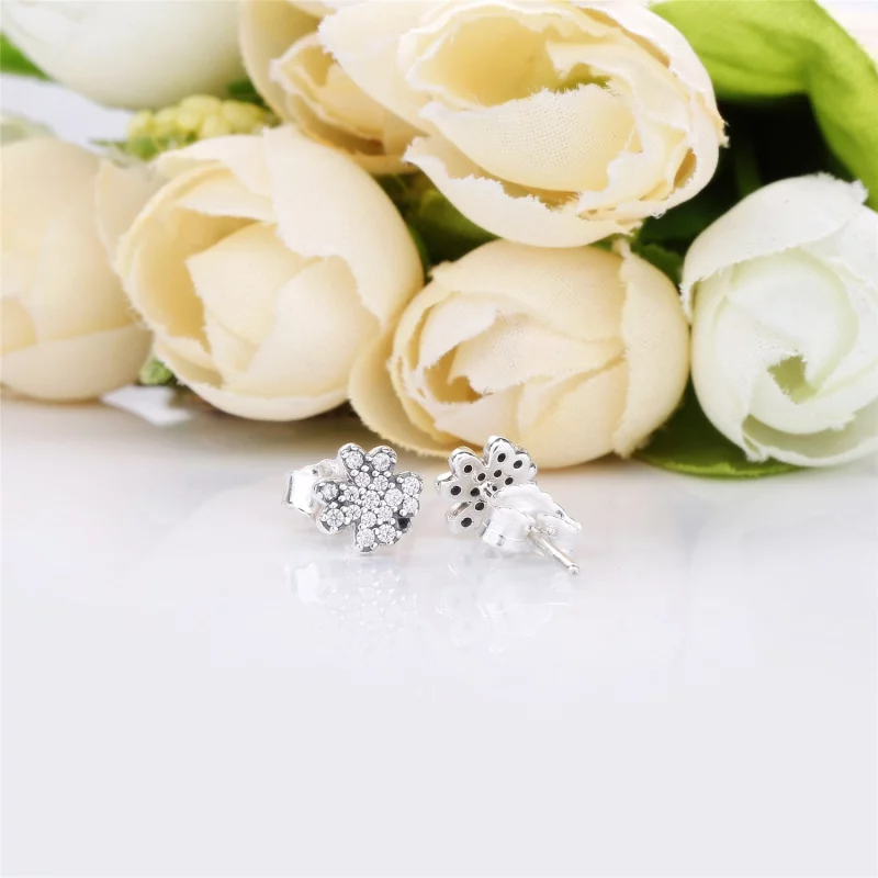 (image pour) Clous d'oreilles Trèfle Radiant en Argent PANDORA France - 297944CZ - Afficher 4