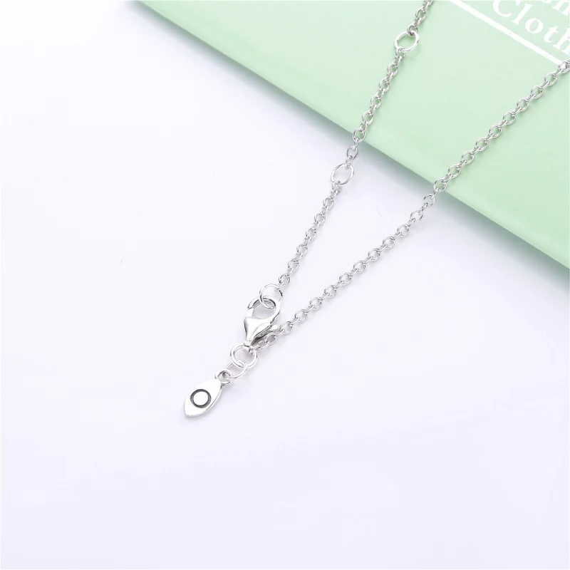 (image pour) Collier Cœur Stylisé en Argent PANDORA France - 397797CZ - Afficher 4