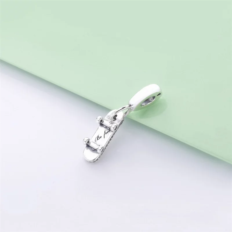 (image pour) Collier Être libre skateboard en Argent PANDORA France - 797206CZ - Afficher 5
