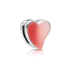 (image pour) PANDORA Reflexions Charm clip Cœur Stylisé - 797809ENMX
