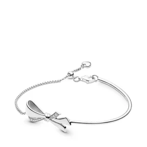 Bracelet PANDORA Coulissant Noeud Scintillant - 597242CZ (image pour) Bracelet PANDORA Coulissant Noeud Scintillant - 597242CZ