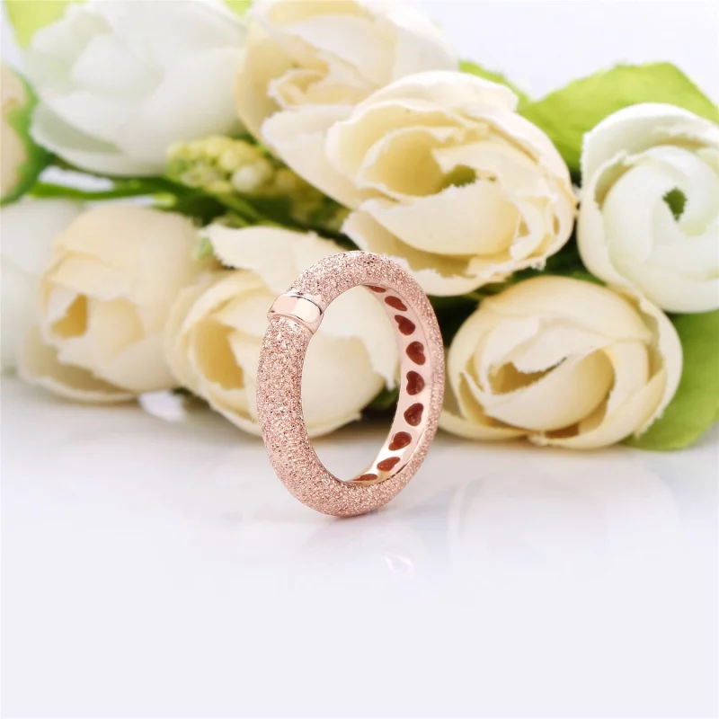 (image pour) Bague Grain de Sable en Pandora Rose 187954 - Afficher 3