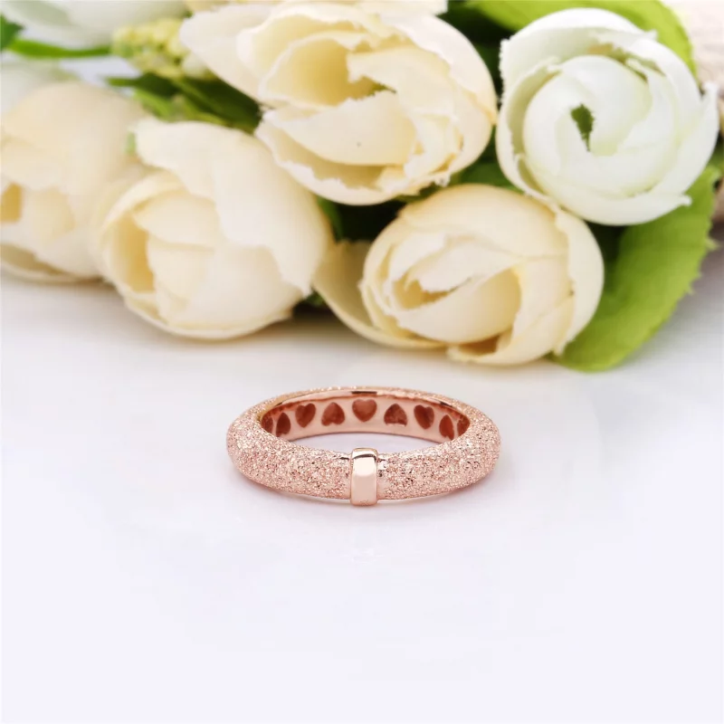 (image pour) Bague Grain de Sable en Pandora Rose 187954 - Afficher 4