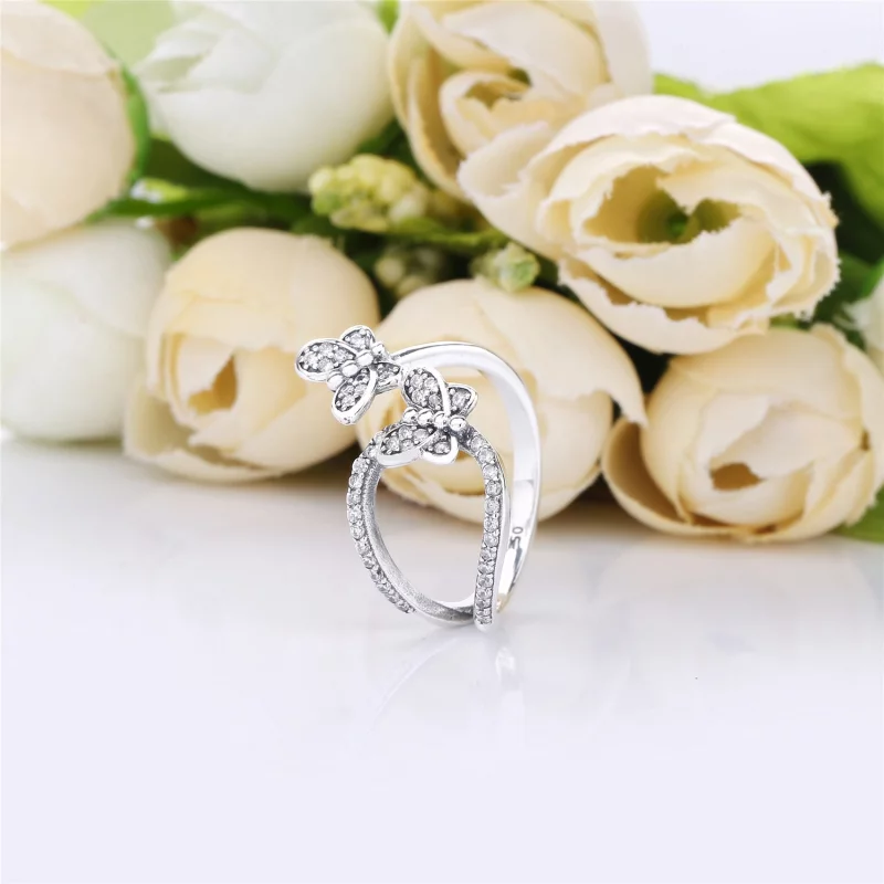 (image pour) Bague PANDORA Papillon Lumineux en Argent 197920CZ - Afficher 2