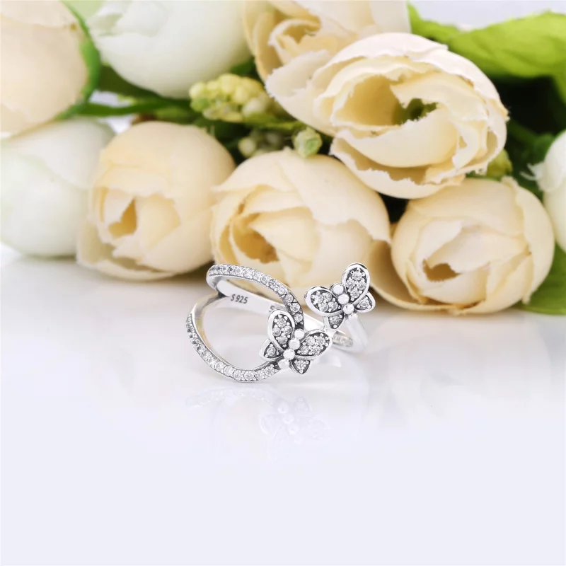 (image pour) Bague PANDORA Papillon Lumineux en Argent 197920CZ - Afficher 3