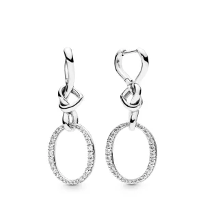 (image pour) Boucles d'oreilles PANDORA Liens de l'Amour en Argent 298110CZ